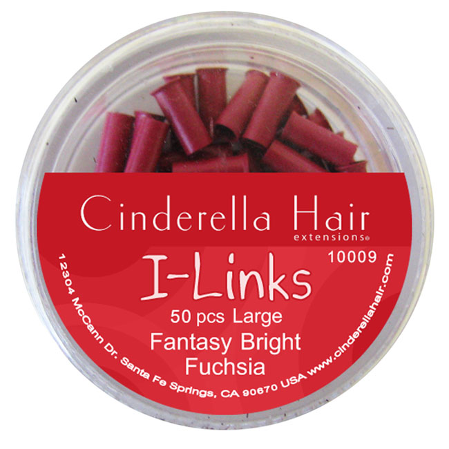 I-LinksFantasyBrightFuchsia-Large_7mmX2.5mm_50Pcs