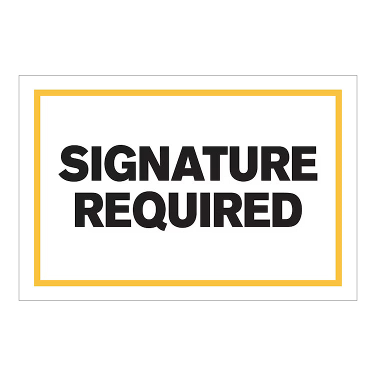 Signature Required