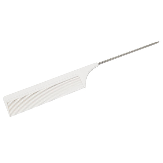 CINDERELLAHAIR WHITE RATTAIL COMB