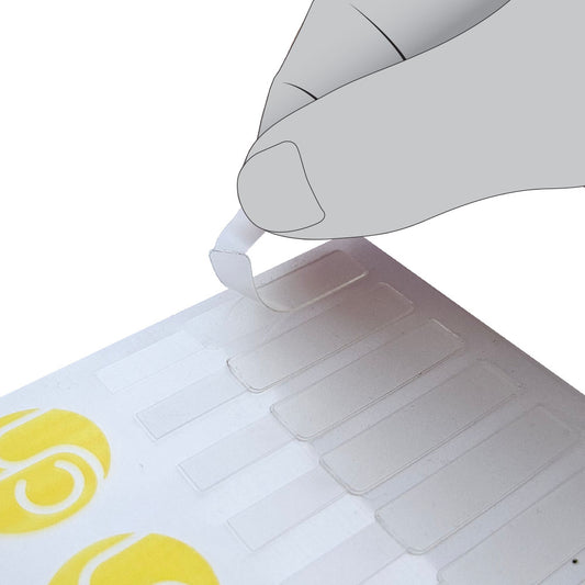 SINGLE SIDED TOUCHLESS T-HAIR PRO .35 TAPE (48 PIECES)